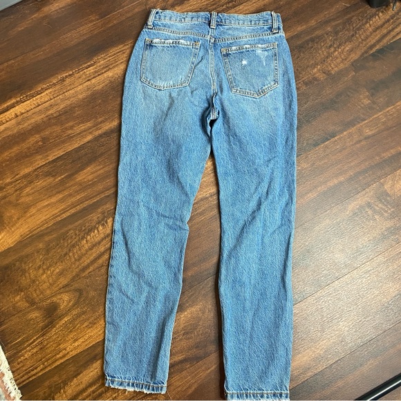 Altar’d State Women’s Size 25 Denim Jeans Distressed Straight size 5/27 - Picture 2 of 7